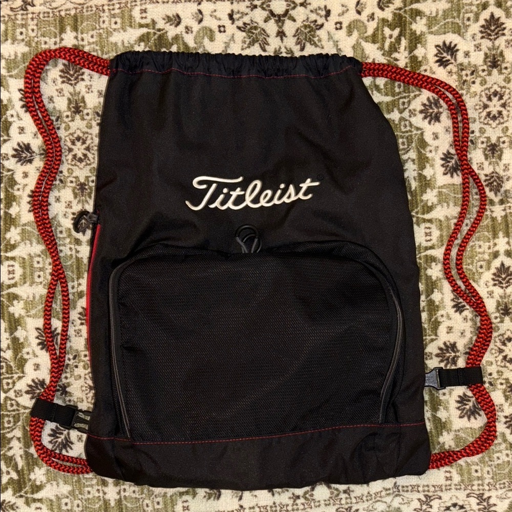Titleist Black and Red Backpack